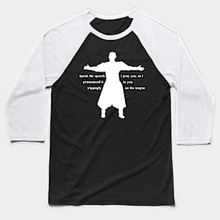 Hamlet instructions to the players Shakespeare Baseball T-Shirt